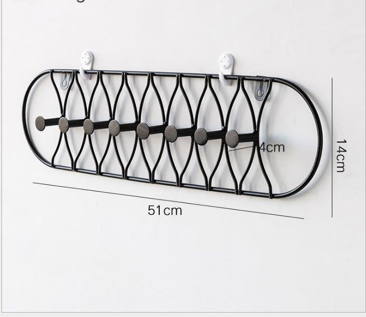 Home Fashion Minimalist Iron Coat Hooks